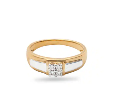 Sophisticated White Gold Ring
