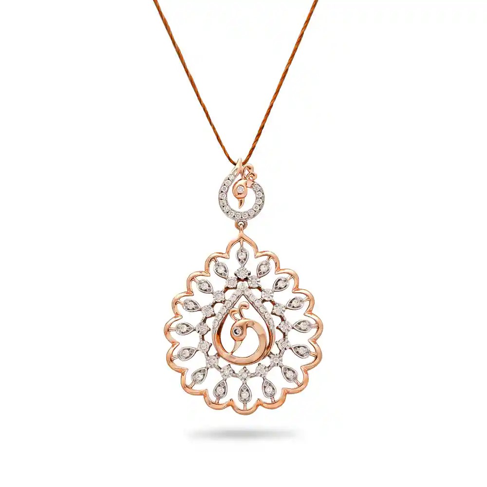 Peacock Motif Pendant