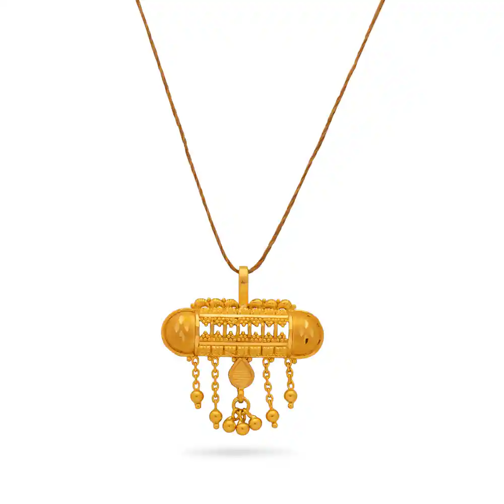 Gold Bar Pendant