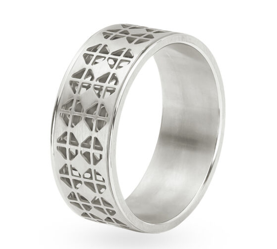Geometric Cutwork Ring