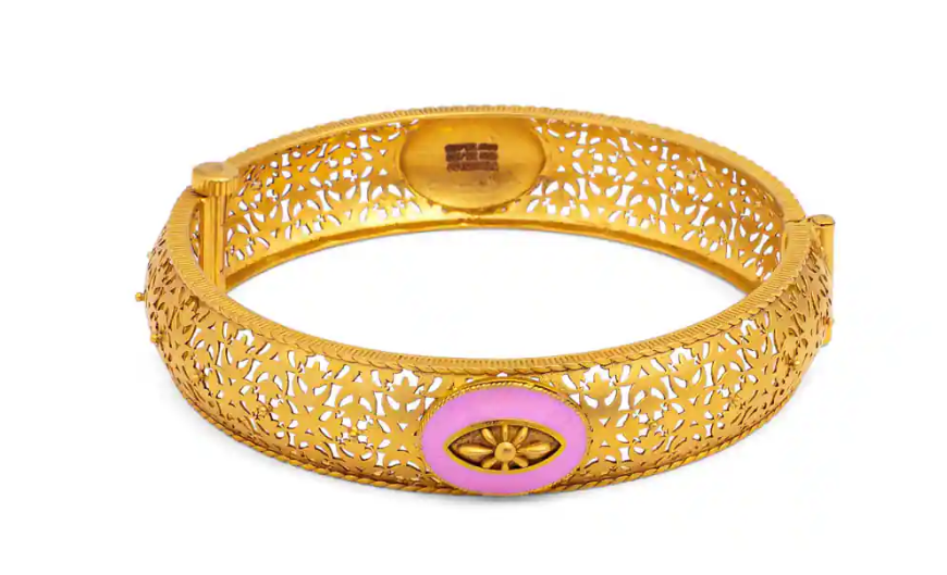 Enamel Gold Bracelet