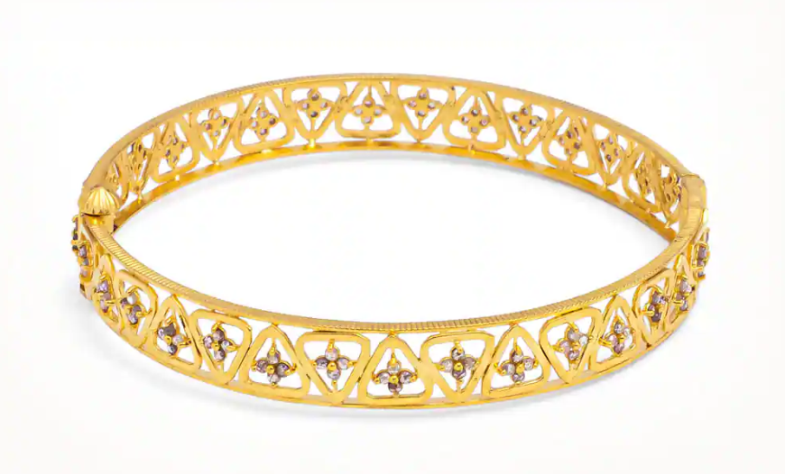 Indo-Western Gold Bracelet