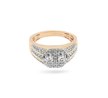 Stacked Diamond Rings
