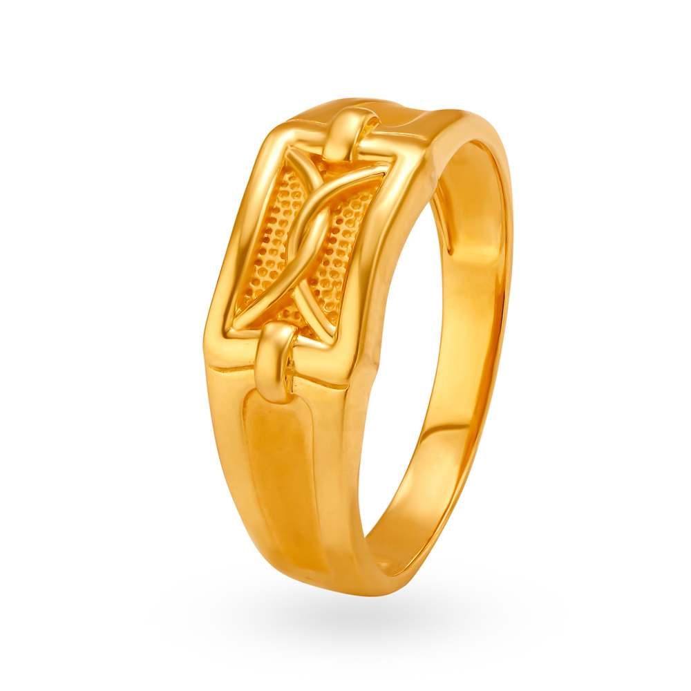 22 Carat Gold Tanishq Gold Ring For Men 22 Carat Gold Tanishq Mens