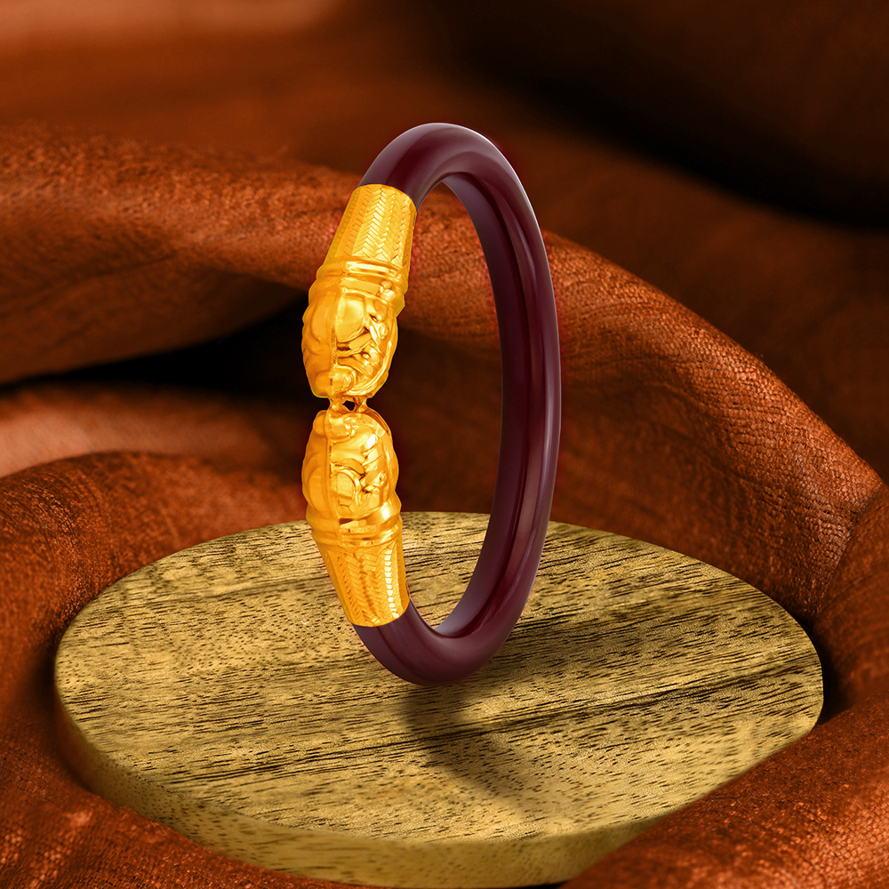 Buy Graceful Gold Pola Bangle at Best Price Tanishq US