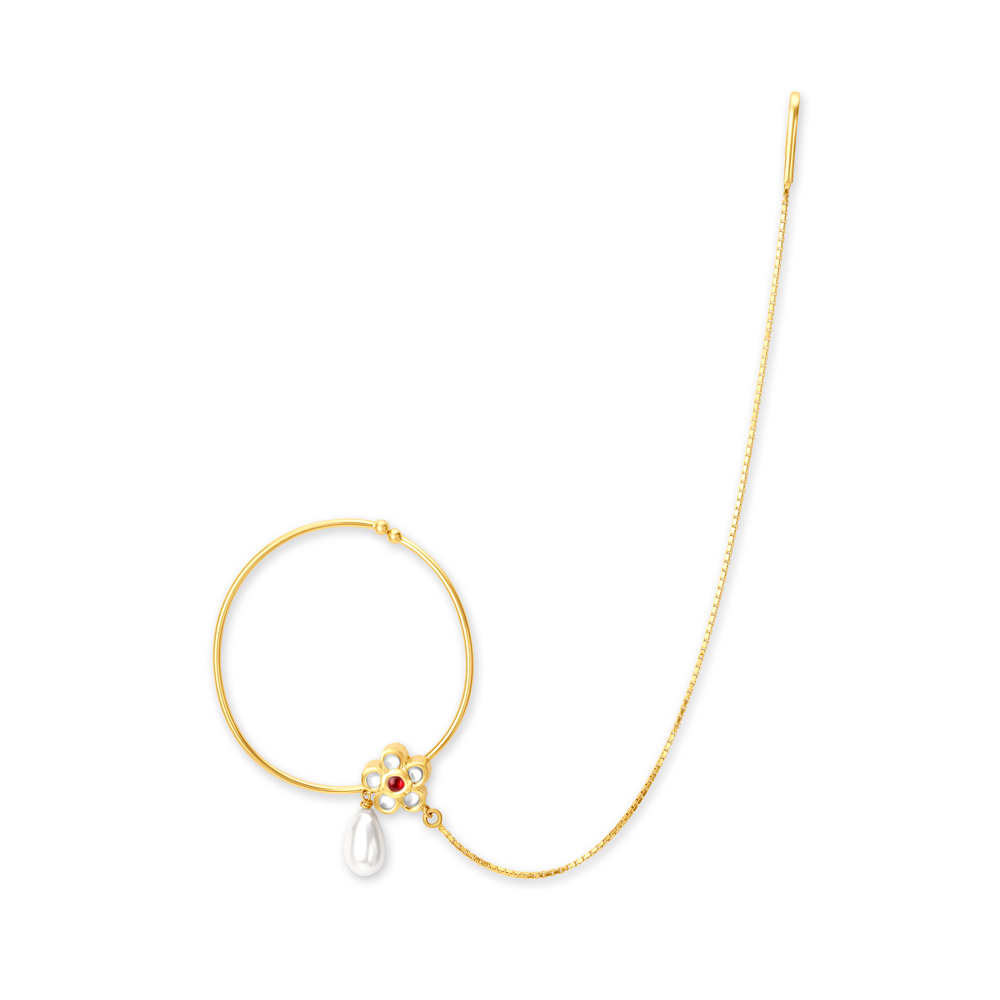 Buy Slender Gold Nath for the Indian Bride at Best Price Tanishq US