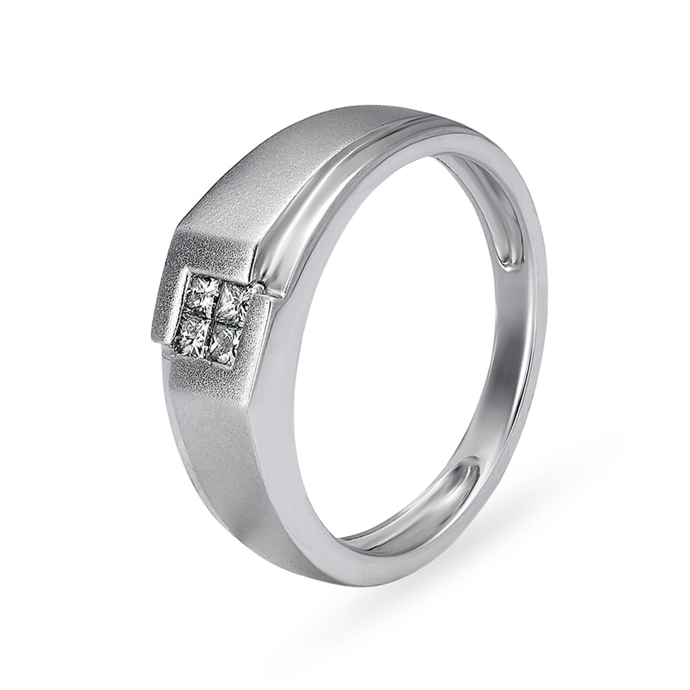 Buy Tanishq Rooted Men's Platinum Finger Ring at Best Price