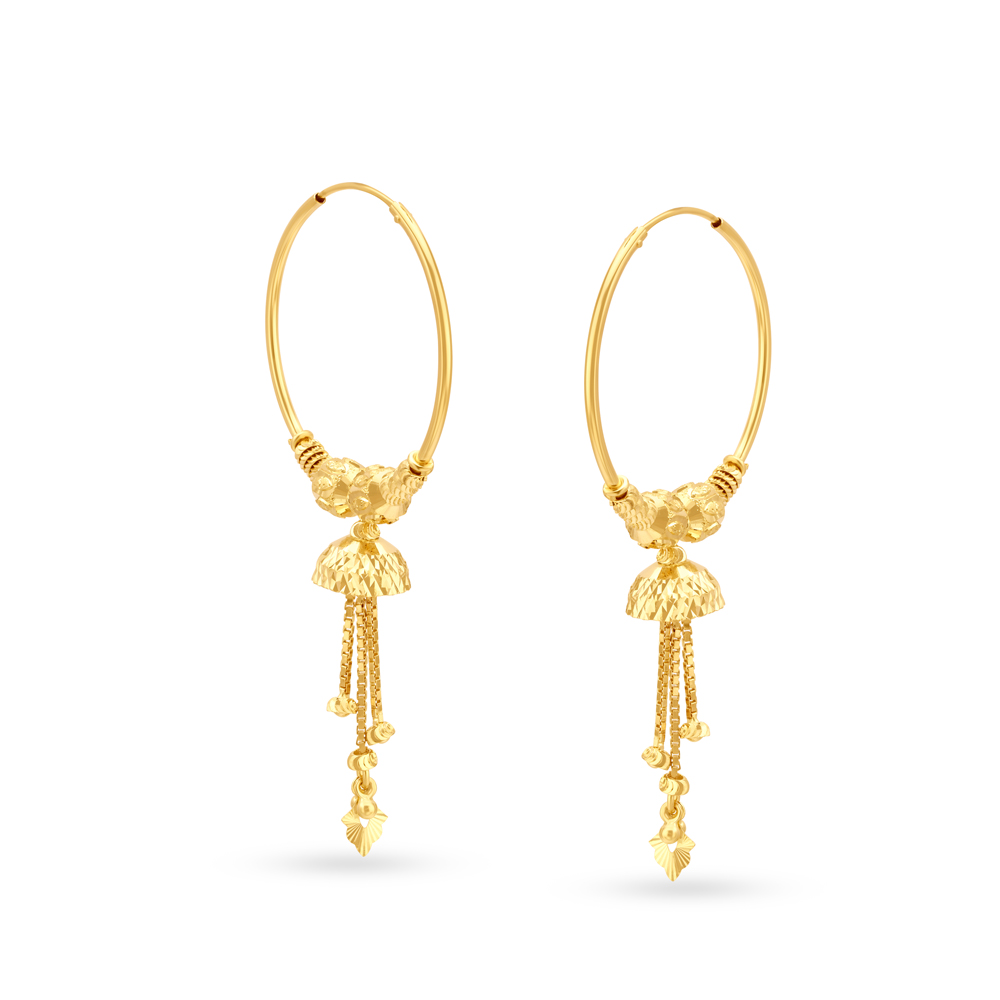 Baby gold earrings tanishq jewellery deals