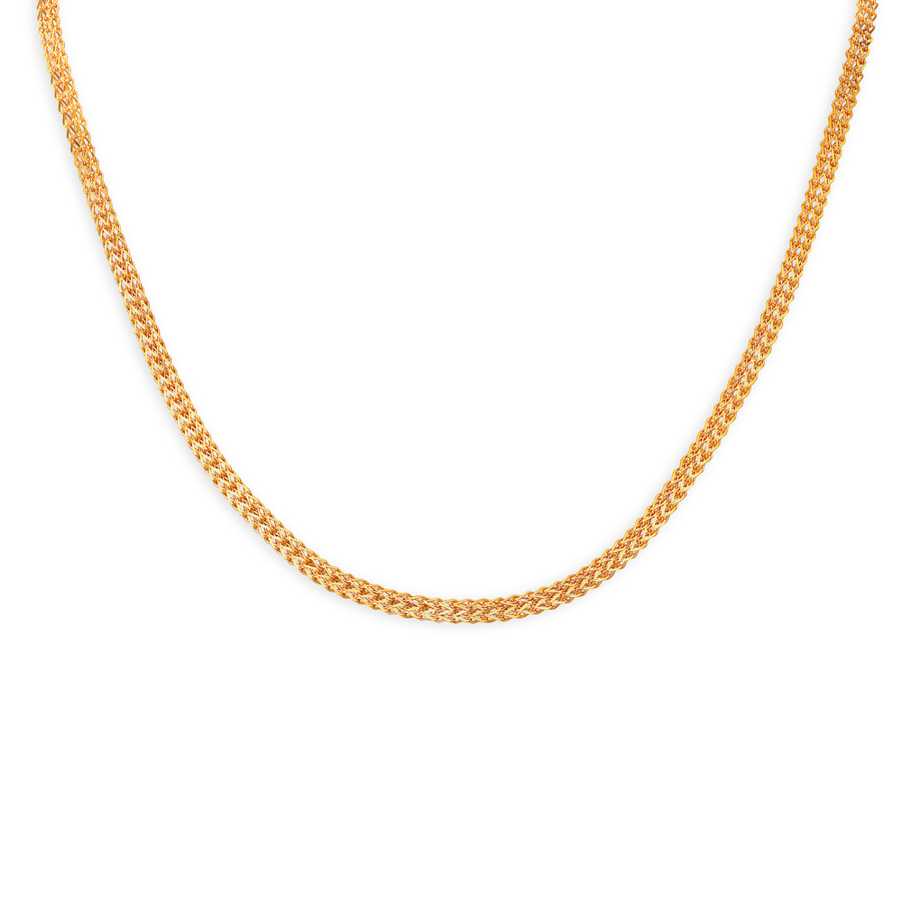 Buy Elegant Criss Cross Gold Chain for Men at Best Price Tanishq US