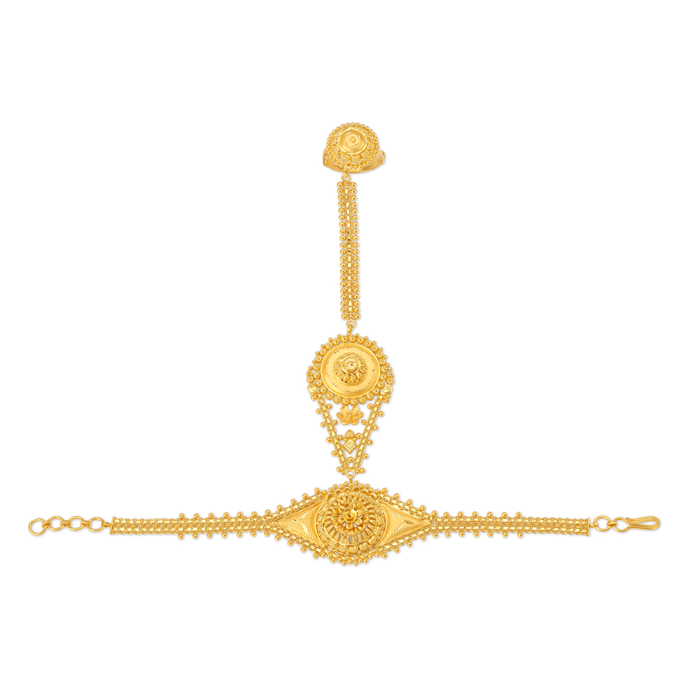 Buy Intricate Opulent Gold Haathphool at Best Price Tanishq US
