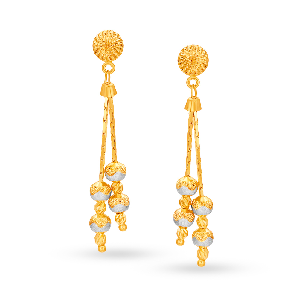 Sui dhaga pattern earrings sales