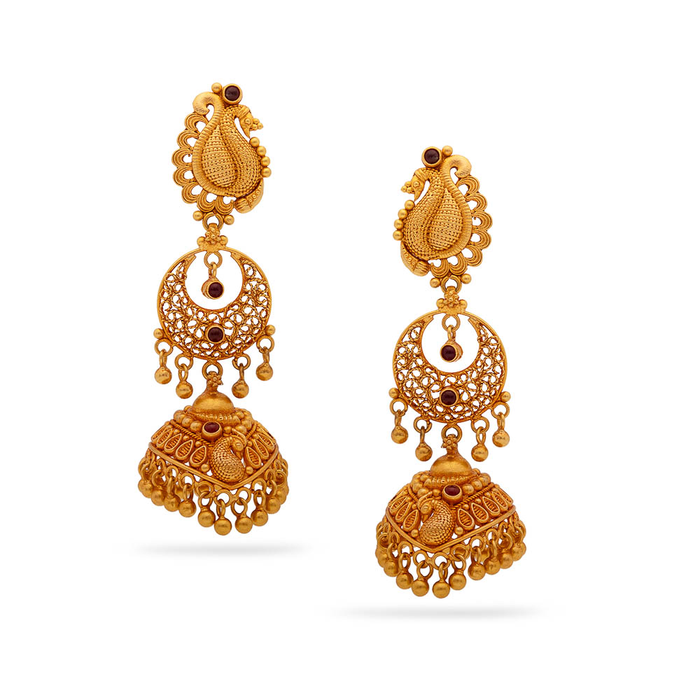 Buy Tanishq Gold Earrings at Best Price Tanishq US