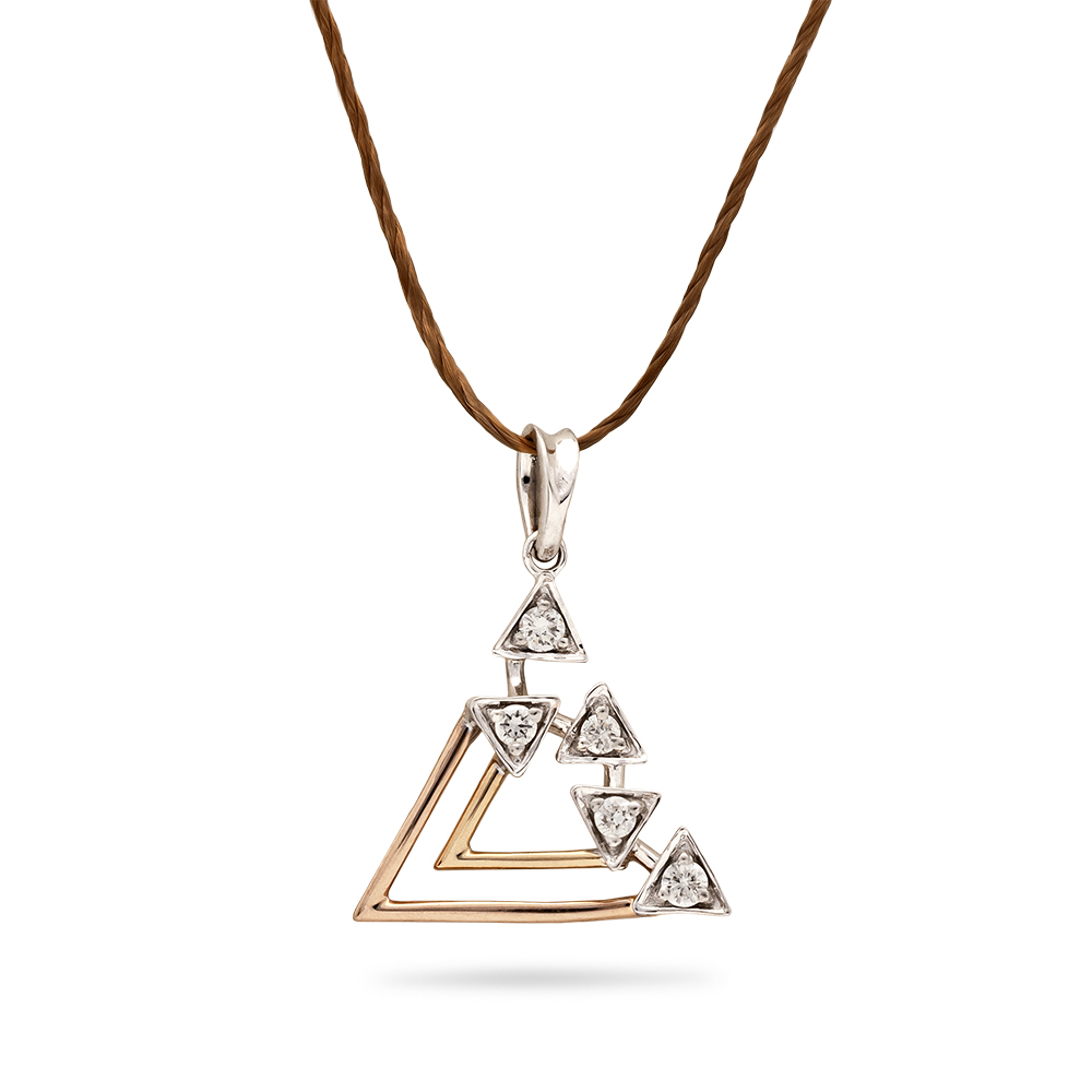 Triangular Pendants Buy Exquisite Triangle Gold Pendant at Best Price | Tanishq US