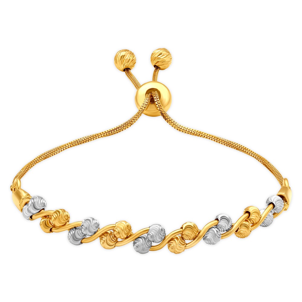 Buy Dual Toned Gold Bracelet at Best Price …