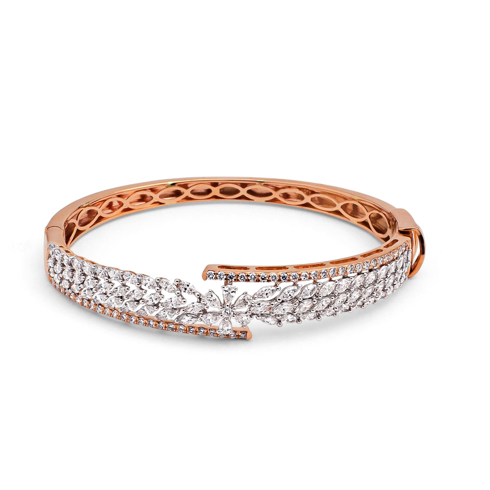 Tanishq rose gold bangles discount